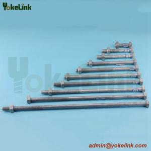 Wholesale High Quality Forged Steel ASME B18.2.6 Sq bolt For Transmission tower from china suppliers