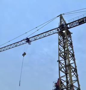 Wholesale 12 Ton 40m Jib Tower Crane Internal Climbing Crane 15m 18m 25m 60 Meter 70m from china suppliers