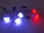 33mm 1W DC12V RGB LED Amusement Light Fairground Cabochon Lights Funfair