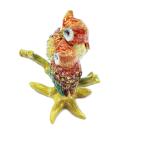 Bird owl trinket jewelry box owl jeweled animal boxes bird bejewelled boxes