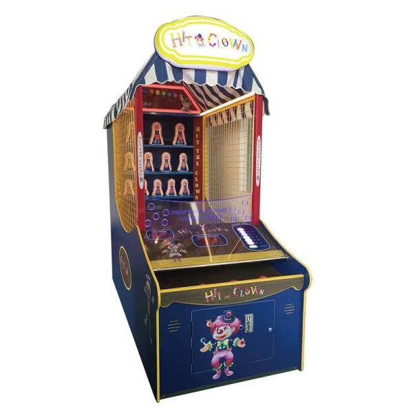 Hit The Clown Carnival Game Machine, Hit The Penguin Tickets Redemption Throw