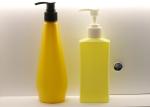 Yellow Empty 250ml Liquid PET Bottle 250ml Screen Printing ISO9001
