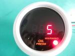 Blue Red Light Universal Auto Gauges , Turbo Digital Gauges For Cars