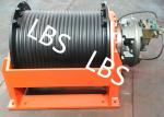 Single Drum Marine Hydraulic Winch , Windlass Mooring Winch BV ISO Standard