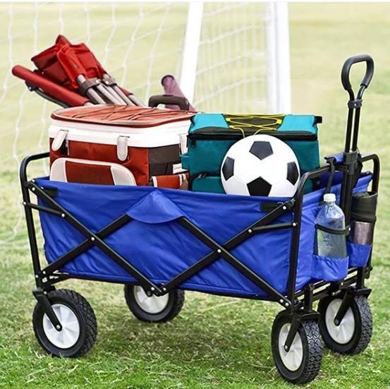 Climb Stair Shopping Trolley Foldable Hand Cart 4 Wheels 260KGS Weight Capacity
