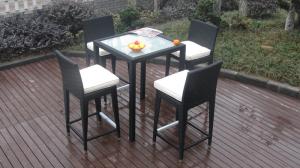 Wholesale Luxury All Weather Resin Wicker Bar Set For Home Patio / Balcony from china suppliers