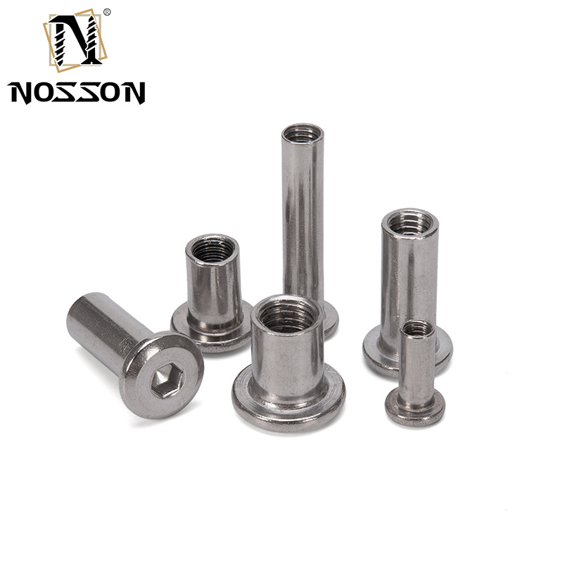 8.8 Grade Stainless Steel M3 M4 M5 M6 M8 M10 Sleeve Barrel Nut with ZINC PLATED Finish and Imperial Measurement System