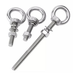 Wholesale M6 M8 M10 Carbon Steel Lifting Eye Bolt Grade Class 8.8 10.9 12.9 Zinc Coating Plated DIN580 from china suppliers