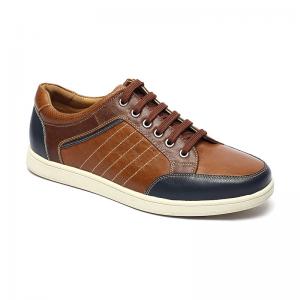 Wholesale Brown Antiodor Leather Mens Shoes Casual Microfiber Lining from china suppliers
