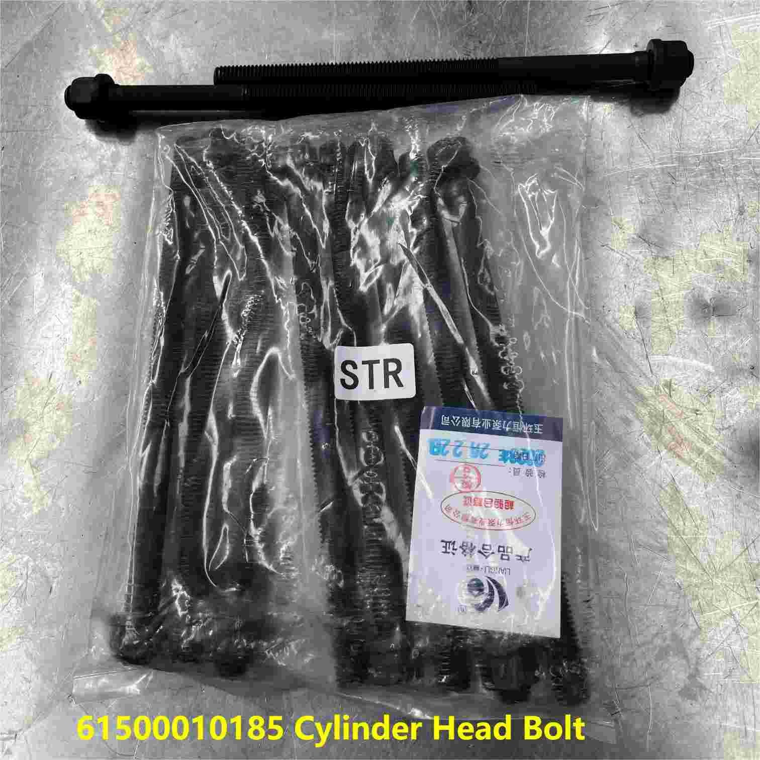 61500010185 Cylinder Head Bolt Shacman Truck Parts M12 Bolt L=200