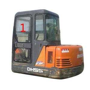 Wholesale Left Side DAEWOO DH55 Volvo Excavator Windshield 5mm Thick from china suppliers