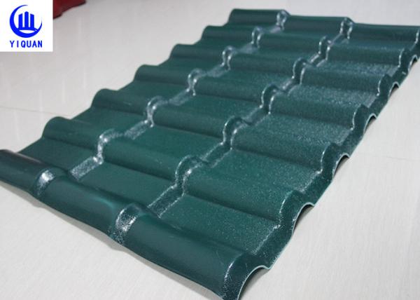 Stable Fire Froof Synthetic Resin Roof Tile For Villa , Residential 2.3mm
