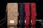 Luxury Mk Brand PU leather TPU Case Cover For iPhone 4 5 6s plus SAMSUNG S6 S7