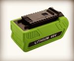 Rechargeable Lithium Greenworks Gmax Battery 40 Volt 29472 29462