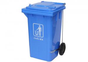 China Foot - pedal Side - wheel Plastic Garbage Bin Environmental Protection Dustbin Size 60L 100L 120L 240L on sale