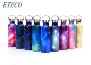 Wholesale Green Stainless Steel Drink Bottles Cheaper Common Water Transfer Coated from china suppliers