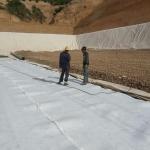 Non Woven Geotextile Fabric PP PET Short Fiber Geotextile for Geotechnical