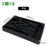 Disposable PS Insert Electronic Component Tray Anti Static Plastic Black