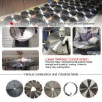 14 Inch Diamond Cutting Blades For Concrete , 350mm Ring Diamond Cut Saw Blades