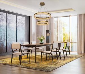 Wholesale Energy Saving Living Room Bedroom Acrylic Ceiling Chandelier 84w Led Ring Pendant Lamp from china suppliers