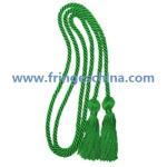 Delicate fluorescent multicolored fringe tassel trimming for graduation cap