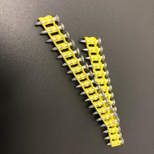 Wholesale 3.0x22mm Plastic Strip Collated Concrete Nails Mechanical Galvanised For C5 Gas Nailer from china suppliers