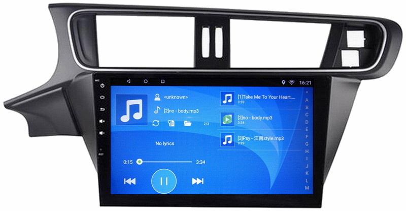 Ouchuangbo car multi media audio android 6.0 for Citroen C3-XR with Bgps luetooth connectivity, mobile phone hands-free