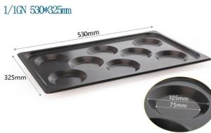 Wholesale Rk Bakeware China-Rational Combi Oven Gastronorm Gn1/1 Aluminum Nonstick Burger Tray from china suppliers
