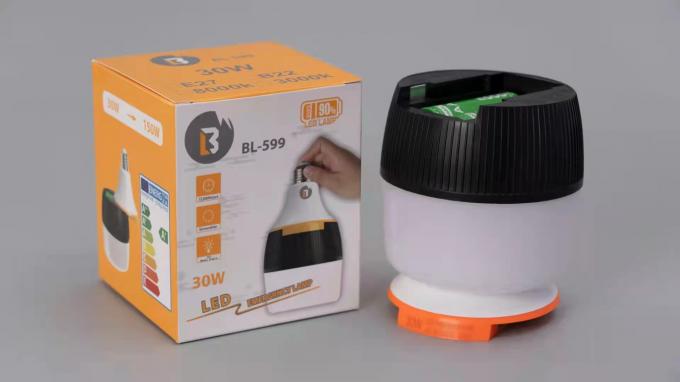 30W Detachable high power emergency bulb with E27 base and long Emergency time 1