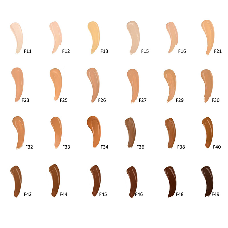 OEM/ODM Natural Mineral Face Cream Foundation Custom Your Logo Full Coverage Face Makeup Matte Finish Liquid Creamy Concealer Foundation