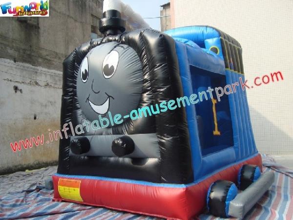 PVC Kids Outdoor Thomas Train Inflatable Commercial Bouncy Castles Jumping House