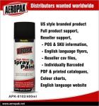 Car Protection Aerosol Metallic Blue Spray Paint With Surface Shine for DIY