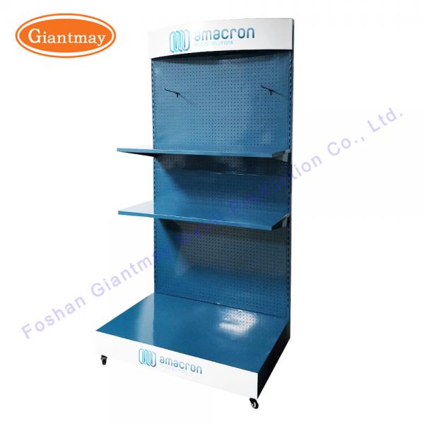 Quality Metal Gondola Hanging Product Rack Iron Display Stand for sale