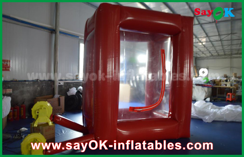 Durable Inflatable Photo Booth Money Booth Box Machine For Promotion / Advertising / Amusement