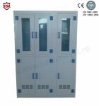 Metal White Big Medical Storage Cabinet With Polypropylene , Six Doors