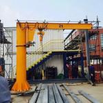 Compact Fast Loading Steel 11T Standing Column Jib Crane