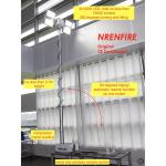 3.7m vehicle roof mount pneumatic telescopic mast light tower for fire tenders/
