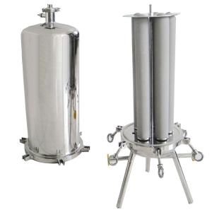 Wholesale 25kg Stainless Steel Multi Cartridge Filter Housing for Industrial Liquid Filtration from china suppliers