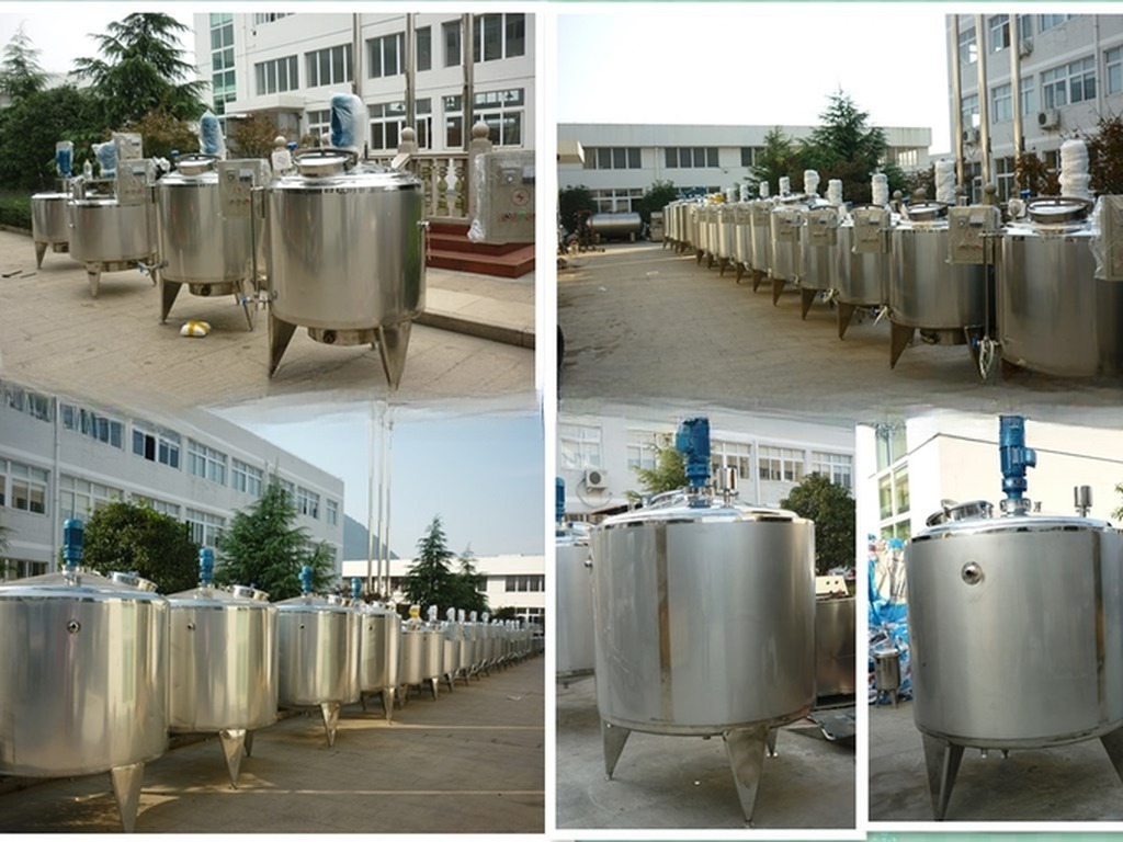 1.5KW Food Sanitary SUS304 Stainless Steel 600L Ice Cream Aging Vat