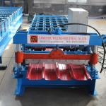 Plc Control 840mm Trapezoid Tile Forming Machine