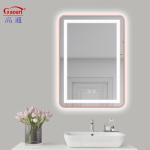 Glass Mirror LED Light Bathroom Mirror for Luxury Salon Bedroom Living Room Home