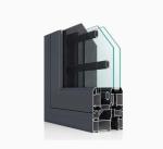 Aluminum Extrusion Profile Wall Thickness 0.8-1.4 Mm Sliding Windows And Doors