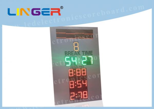 Quality Grey Color IP65 LED Electronic Scoreboard Paintball With Black Stickers for sale