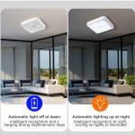 Indoor Solar Ceiling Lights Energy Saving IP65 Waterproof Outdoor Ceiling Lights