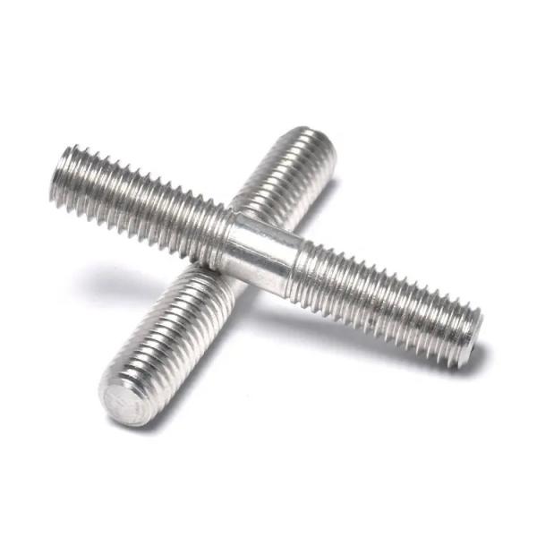 2205 2507 Duplex Steel Stud Bolt Double End Threaded Rods Stainless Steel High