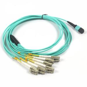Wholesale MPO MTP Optic Fibre Fanout LC OM3 12 Core Mtp Fanout Cable 10 Meters from china suppliers