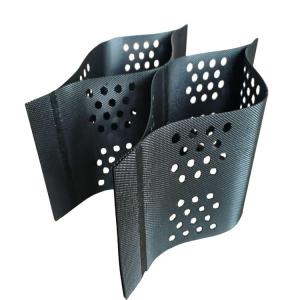 Wholesale 100mm-445mm 1.5mm Textured Perforated Plastic HDPE Geocell for Retaining Wall from china suppliers