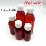 5oz Medical Syrup Bottles Amber Plastic Syrup Cough Bottle