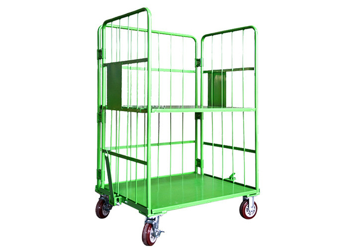 Nestable Demountable Roll Pallets For Hospital Logistics