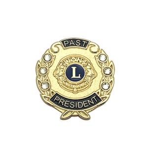 Wholesale Hard Enamel Zinc Alloy Metal Lapel Pins Custom Lions Club Cartoon Gift from china suppliers